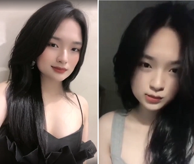 Bướm hồng khoe vếu