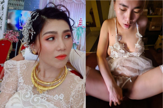Chú rể say xỉn banh háng vợ cho bạn chịch