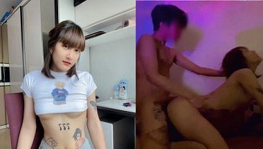 Em gái đẹp đồ xăm mông nhảy