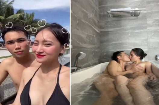 Genz Hạ My bị người yêu mình chịch phọt sướng lồn
