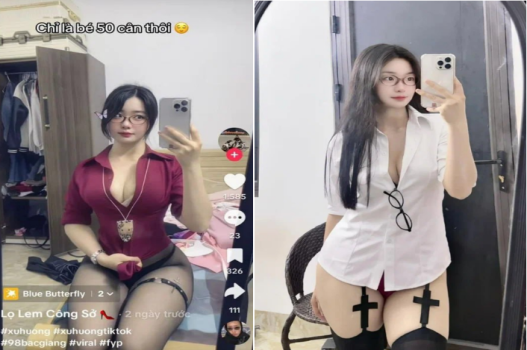 Siêu phẩm cô gái nóng bỏng TikTok quyến rũ trai lạ